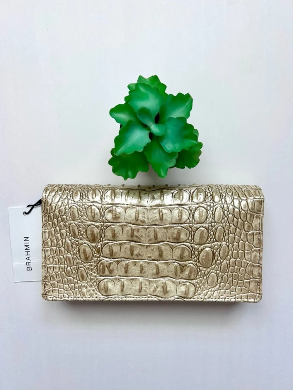 Brahmin AnnMarie Wallet Stardust Melbourne Genuine Leather Clutch Wristlet NWT